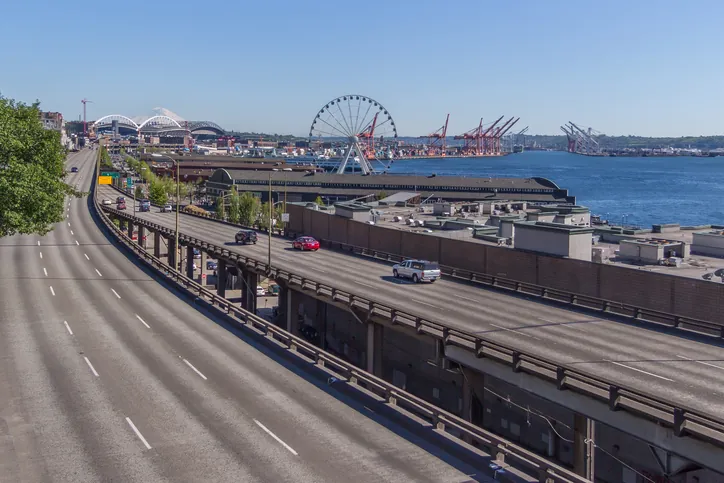 freeway in Seattle Washington