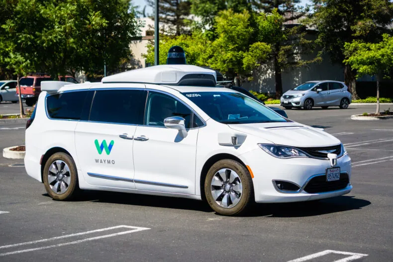 Waymo vehicle offering driverless rides