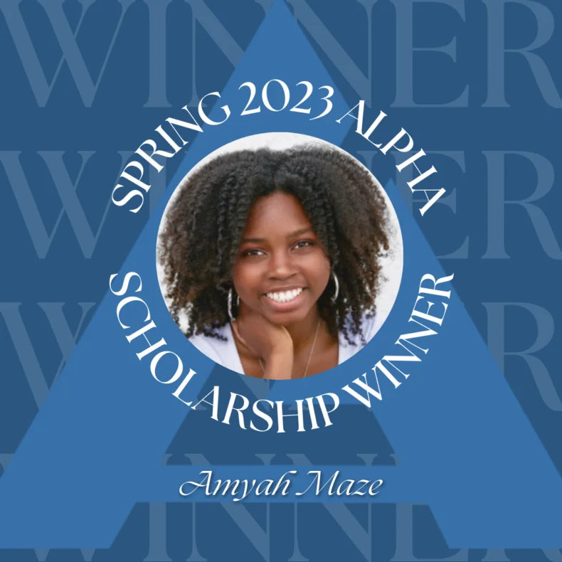 The Alpha Accident Lawyer Spring 2023 Winner, Amyah Maze