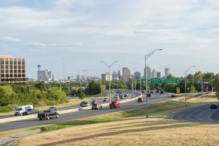 freeway in San Antonio, Texas