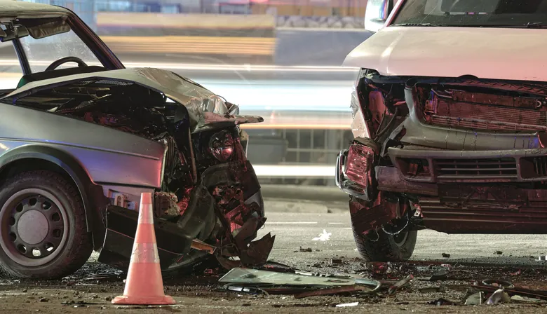car accident scene